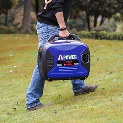 Portable Inverter Generator, 2000W Powered By Yamaha Engine For Backup home camp