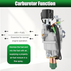 Carburetor Compatible with Harbor Freight Predator 9500 watt 459cc Quiet