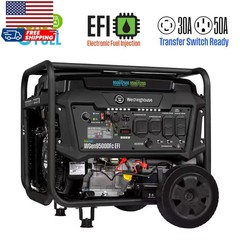 Westinghouse 12,500/9,500-Watt Dual Fuel Gas and Propane Powered EFI Portable US