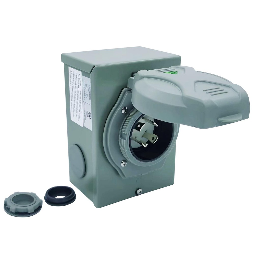 Besyl 30-Amp Generator Inlet Nema L14-30P Rv Generator Power Inlet