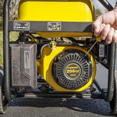 Gas Portable Generator 3650 Watt Equipped with CO Shutoff Alert System.