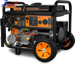 11,000-Watt 120V/240V Dual Fuel Portable Generator w/Wheel Kit and Electric Star