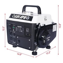 -Compliant Portable Generator, Gas Powered, Quiet , 1.1-Gallon Tank, Ideal for
