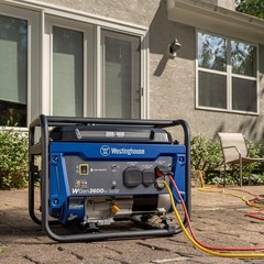 Westinghouse 4,650-W Quiet Portable RV Ready Gas Powered Generator w/ Wheel Kit
