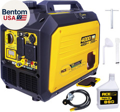 4000 Watt Dual Fuel Inverter Generator Portable Quiet 149Cc, Gas and Propane Pow