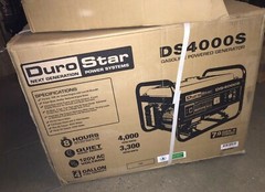 **PICK UP ONLY DuroStar DS4000S 4000-Watt 208cc Air Cooled Portable RV Generator