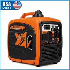 4500W Portable Inverter Generator ,Gas Powered Generators Quiet for Camping & RV