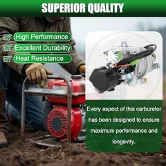 Carburetor Compatible with Harbor Freight Predator 9500 watt 459cc Quiet