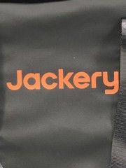 Jackery Carrying Case Bag M Size Gray+Orange Coated Poly Fabric ( Just Case )