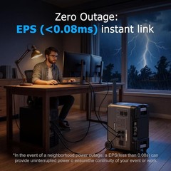 OUKITEL BP5000 Pro Max 5120Wh 5000W LiFePO4 Generator Home Backup