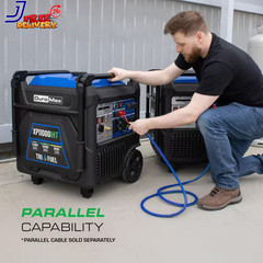 11,000 Watt Remote Start Portable Tri Fuel Home Backup Inverter Generator W/Co A