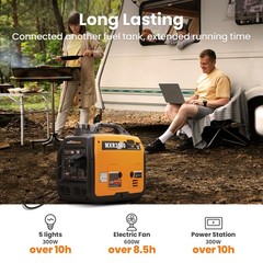 3.5KW Portable Gas Powered Generator Inverter for Camping, RV, Home Backup