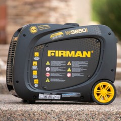 NEW FIRMAN W03381 Inverter 3650/3300W Recoil Start Gasoline Powered GENERATOR
