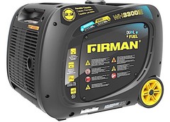 Firman WH03042 3300W Electric Start Dual Fuel Inverter Portable Generator