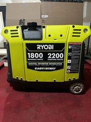 Ryobi RYi2200A 1800W 2200W Digital Inverter Generator Tested Runs EasyStart