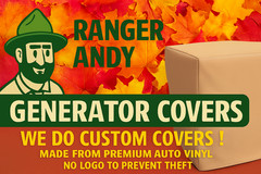 NEW GENERATOR COVER HONDA EU7000is DELUXE RV HighQuality Black Heavy Duty NoLogo