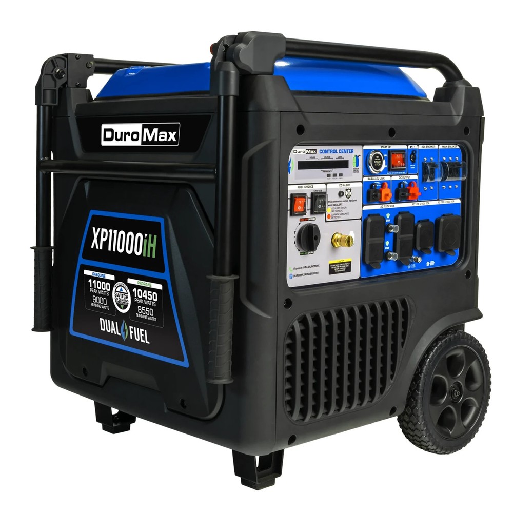 DuroMax XP11000iH 11,000 Watt Portable Dual Fuel Gas Propane Generator – Recon
