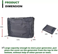 Generator Cover Storage Dustproof Waterproof Outdoor For Honda EU2000i EU2200i