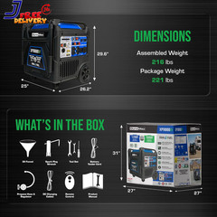 Xp11000Ih 11,000-Watt Dual Fuel Portable Digital Inverter Generator Gas & Propan