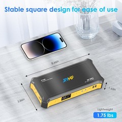Portable Power Station 99.9Wh, Laptop Charger & Backup Orange