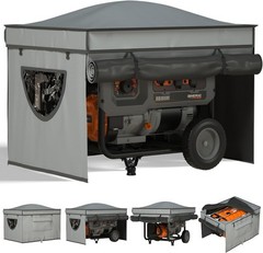 Generator Covers While Running, Waterproof Heavy Duty Generator Tent, 1680D+2…