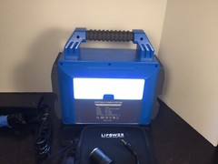 LIPOWER Portable Power Station PA300 Watt Generator ‎Blue Brand New Tested