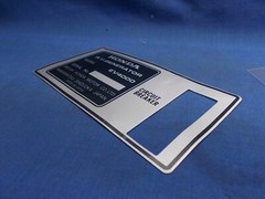 Honda OEM Face Plate Decal. Fits Honda EV4000 Generator.