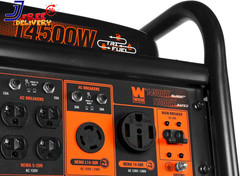 14,500-Watt 120V/240V Tri-Fuel Generator Gas Propane Natural Gas Electric Start