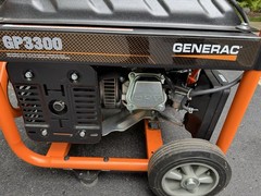 Generac gp3300 (3750 starting watts) generator with wheels. Barely used!