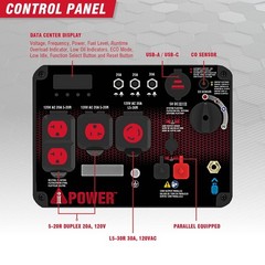 5,200/4,200-Watt A-iPower Dual Fuel Inverter + Fuel Sense Technology