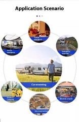 Gasoline Generator 220V Compact Home Fuel-Efficient Portable Outdoor Model