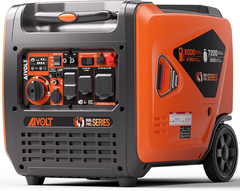 8000W Dual Fuel Inverter Generator, Super Quiet Electric Start Portable Generato