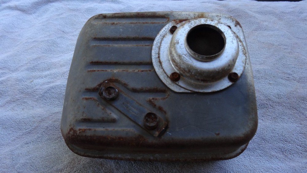 Troy Bilt Briggs 14.5hp engine muffler exhaust assembly
