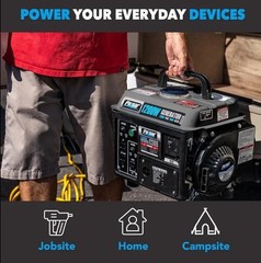 Pulsar Gas Powered Generator Portable 1200W Carrying Handle