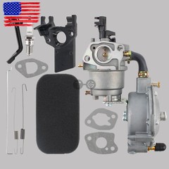 New Dual Fuel Carburetor Carb LPG Conversion kit for GX200 170F Generator Engine