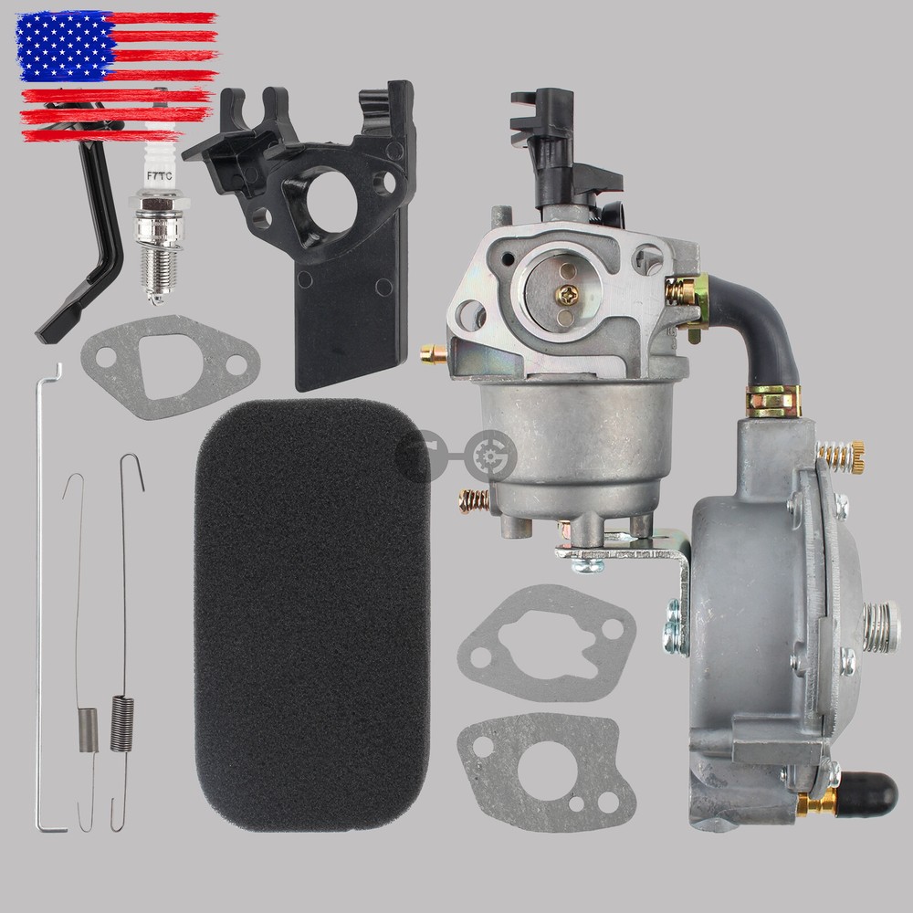 New for Generator Propan 170F Dual Fuel Carburetor LPG Conversion Kit GX200