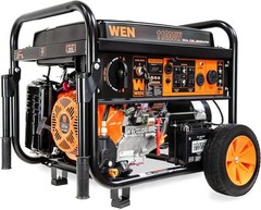WEN 11,000-W Hybrid Portable Dual Fuel Generator with Electric Start, CO Sensor