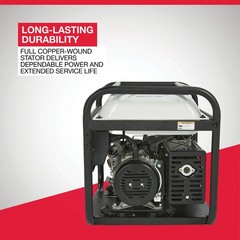 NorthStar Commercial-Grade Portable Generator, Honda GX390 OHV Engine, 6600