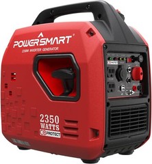 PowerSmart 2350-W Quiet Portable Gas Inverter Generator w/ CO Sensor, Ultralight