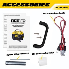 Aceup Energy 1,200W Gas Powered Generator Small Portable Generator for Home Use