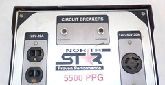 NorthStar 5500 PPG Pro Series Generator Control Panel Box – Untested