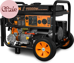 11,000-Watt 120V/240V Dual Fuel Portable Generator with Wheel Kit and Electric S