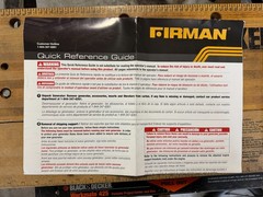 firman P03602 3650 generator