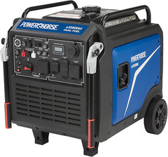 POWERHORSE 10,500-W Quiet Portable Dual Fuel Inverter Generator, Electric Start
