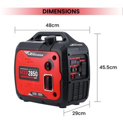 2850W 18kg Portable Inverter Generator 60dB Super Quiet for Camping Outdoor