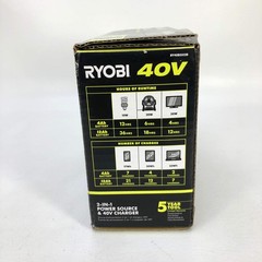 New Ryobi 40V 300-Watt Portable Battery Inverter Power Source RY40BG02