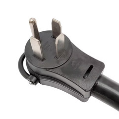 8 Ft. 6/3 plus 8/1 4-Wire 55 Amp 125/250-Volt Rv/Generator 4-Prong Plug NEMA 14-