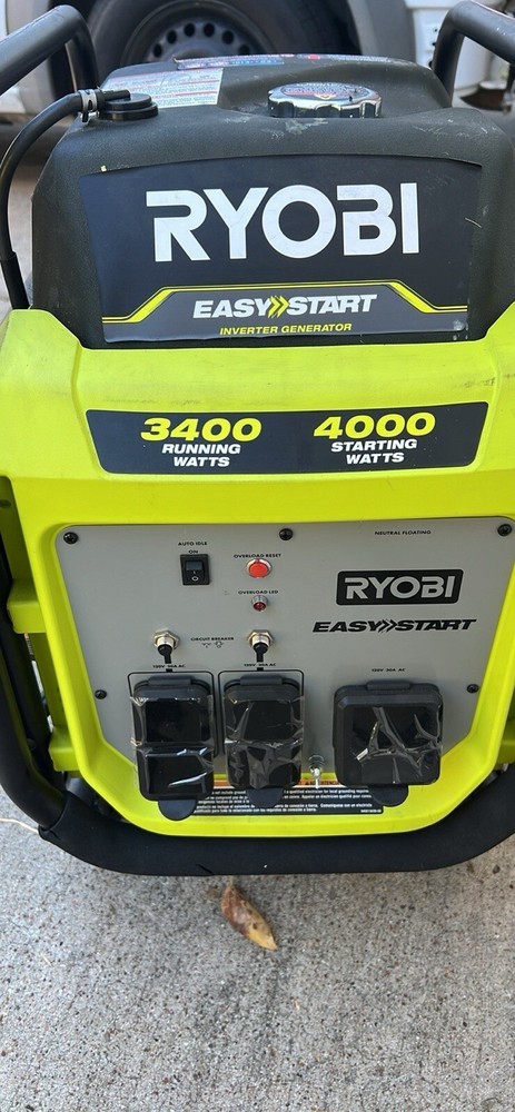 Ryobi 4000W Gas-Powered Inverter Generator RYi4022VNM BRAND NEW