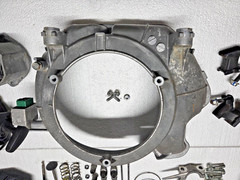 COMPLETE AS IS HONDA EU3000i GENERATOR GX160 ENGINE CRANKCASE CYLINDER & PARTS