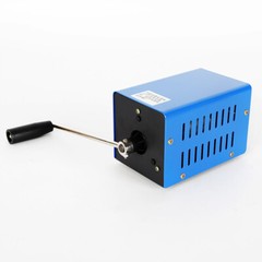 20W Hand Crank Generator Portable USB Charger Manual Power Supply for Camping US